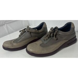 Cole Haan Air collab Men's 10 Lace Up‎ Shoes gray/ mauve leather